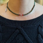 Load image into Gallery viewer, Holy Holly Choker (Green)
