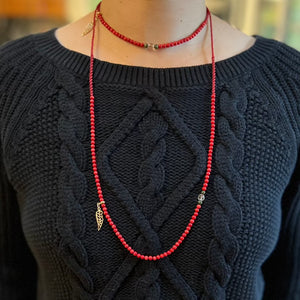 Holy Holly Necklace (Red)